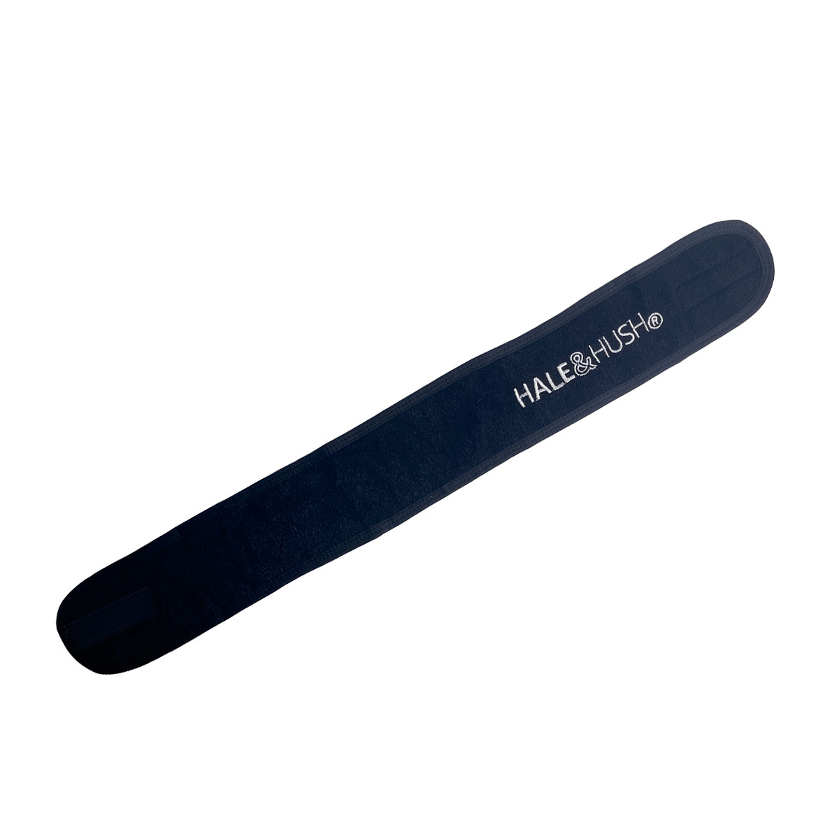 BLACK TERRY HEADBAND WITH LOGO