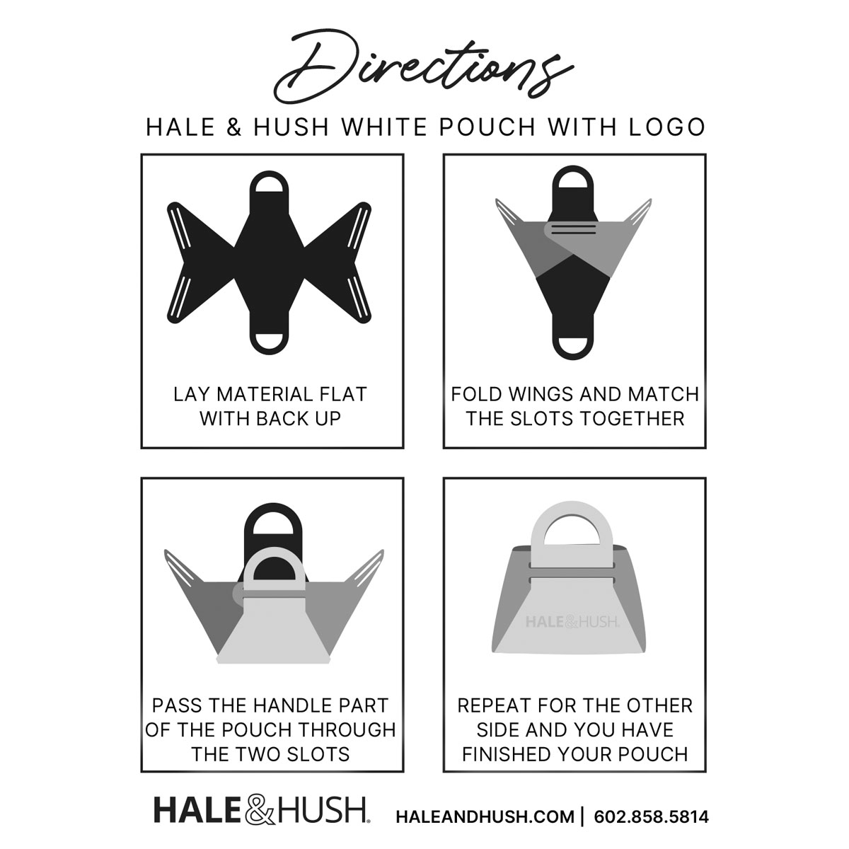 White Pouch with Logo